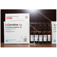Alta qualidade L-Carnitina Injeção 1g, corpo Injeção emagrecimento, injeção de peso perdedora